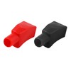 2pcs Auto Battery Terminal Covers, Rubber Positive Negative Insulating Stud
