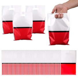 SAVITA 50pcs Cartoon Animation Gift Bag, Cartoon Ball Party Candy Goodie Bags Theme Birthday Supplies for Birthday Party Decor