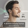 Loouforial Ear Plugs for Sleeping Noise Cancelling, Reusable 45dB Noise