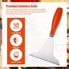 Gosknor Heavy Duty Griddle Handle Scraper for Flat Top, Stainless