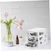VICASKY Elegant Desk Organizer White Desktop Storage for Cosmetics Sundries