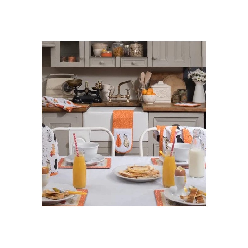 Ulster Weavers Double Oven Glove - Heat Resistant, 100% Cotton