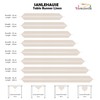 SANLEHAUSE Beige Table Runner 40 x 250 cm Modern Hollow