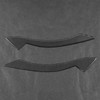 Pair Carbon Fiber Headlight Eyebrow Eyelid Simple Installation Fit for