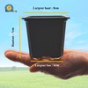 Verdonia 40 x 8cm Plastic Pots for Sowing, Transplanting, Cuttings,