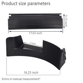 KitchenKipper 120-5218 Rear Baffle & 115-8420 Trailing Shield Flap for Toro 22" Lawn Mower 20330, 20330C, 20331, 20331C and More