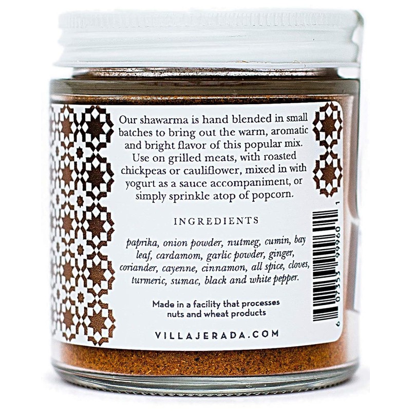 Villa Jerada, Shawarma Premium Seasoning - Aromatic Levantine Spice Blend