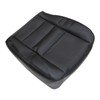 Priprilod Black Leather Driver Side Bottom Replacement Seat Cover Compatible