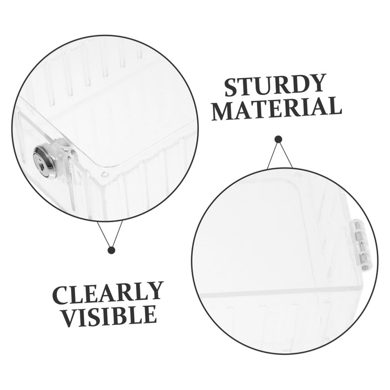 SHINEOFI Thermostat Protective Cover Key Hider Indoor Fits Clear Lock