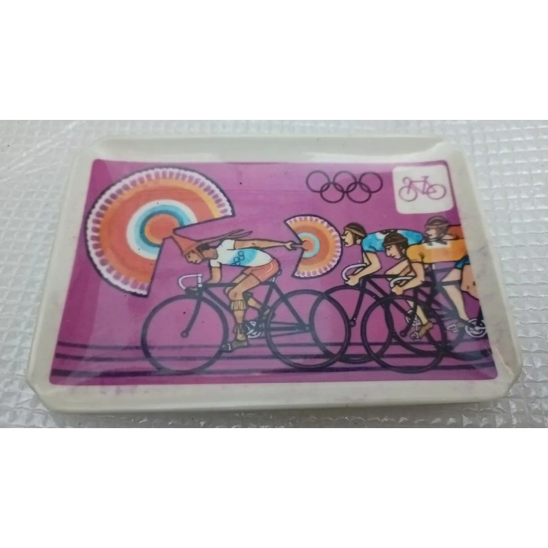 Souvenir Original Olimpiadas México 68 Charolita Ciclismo (Usado)