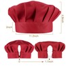 CHENGU 6 Pieces Chef Apron Set Kitchen Apron and Chef