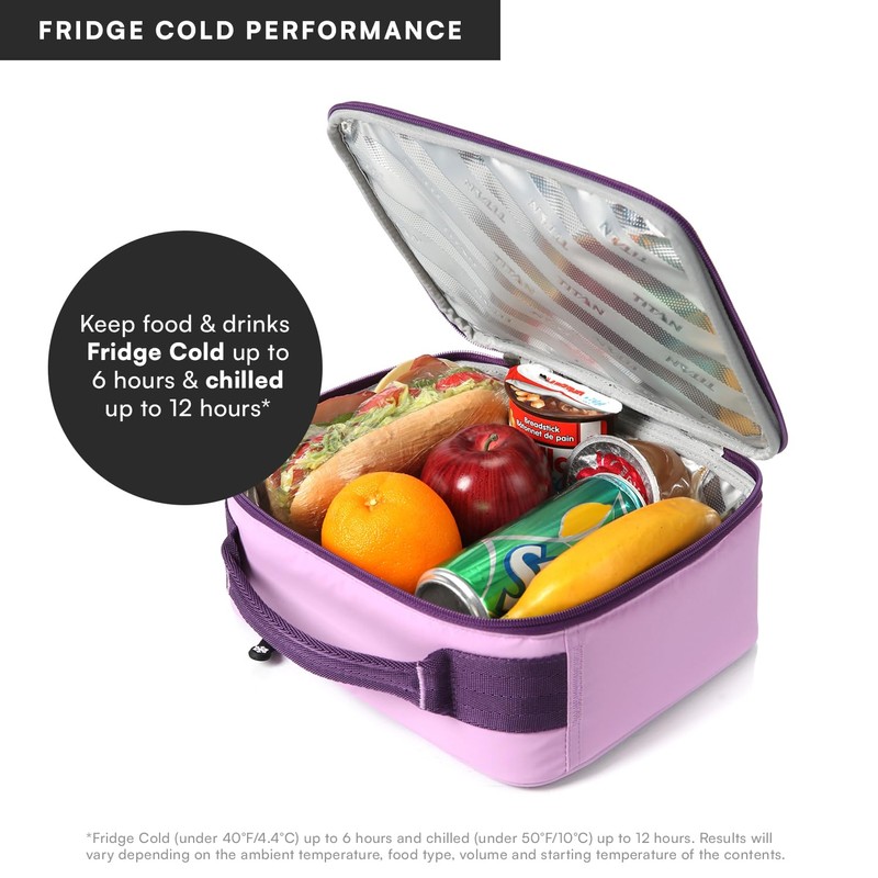 Titan Fridge Cold Lunch Box With 2 350g Ice Walls®,