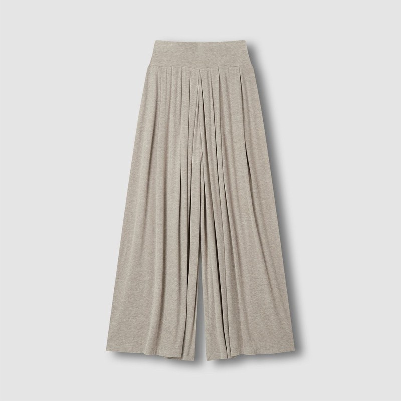 JAJU [JAJU/자주] 여 컴피 와이드 라운지 팬츠_멜란지베이지 [JAJU] Women's Comfy