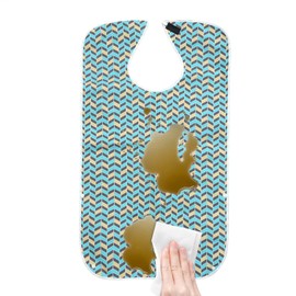 Adult Bibs For Eating, Waterproof Adult Washable Bibs For Eating, Adjustable Reusable Senior Feeding Clothing Protector With Crumb Catcher For Elderly, Women, Men