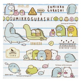 Pearl 20770 Sumikko Gurashi Glasses Cloth, White, Minimax, 7.7 inches (19.5 cm), Knitted, Made in Japan