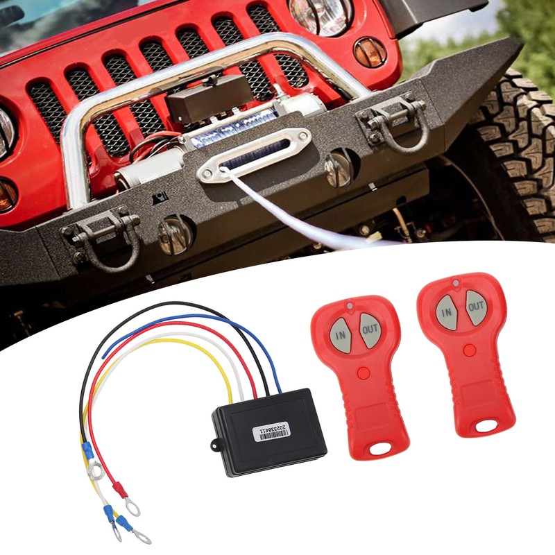 Wireless Winch Remote Control Kit DC12V 24V Efficient Fast Response