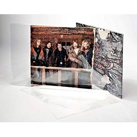 EssentialSpares Pack of 50 x 12" Vinyl No Flap Record LP Album Covers aka Blake sleeves Clear BLP1NF