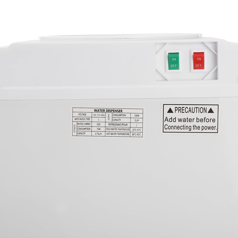 Top Load Water Cooler 5Gal Water Dispenser Hot/Cold/Warm w/Safety Lock