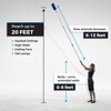 Extendable Microfiber Duster Extension Rod | Ceiling Fan Duster 20