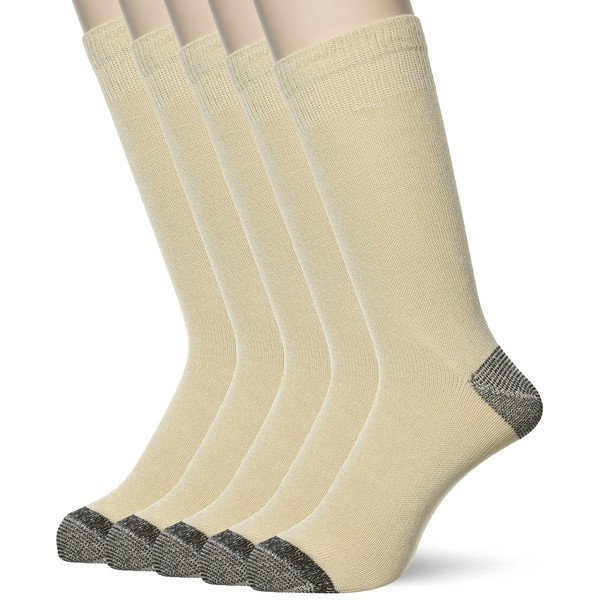 COCOS Nobuoka Socks, Pure Cotton, Kinari/5P