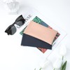 V-LAFUYLIFE Glasses Case Soft 2 Pack - Portable Leather Squeeze