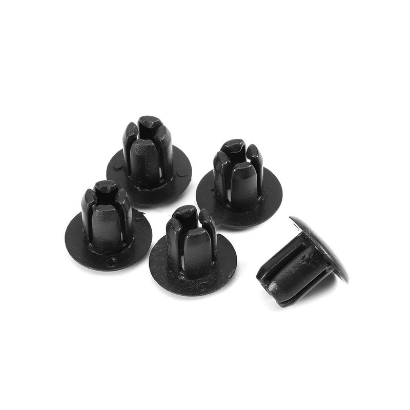Door Trim Clip, 100pcs 6mm Rivet Motorcycle Fairing Bumper Fastener