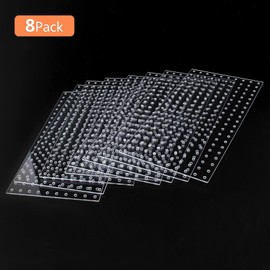 Yes!Fresh Acrylic Aquarium Fish Tank Divider Clear Kit Fit for All Type Aquarium Divider for 10 Gallon Fish Tank and Up to 950 Gallon Tank Divider (Kit E - 8 PCs 5.9"x11.8")