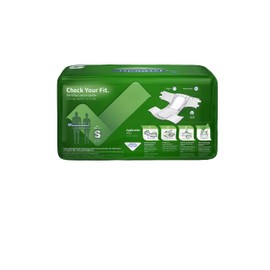 Medline Extended Wear Overnight Adult Briefs with Tabs, Maximum Absorbency Adult Diapers, Medium (15 Count)