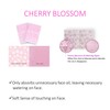 [100 Counts + Mirror Case] Cherry Blossom Natural Oil Blotting