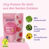 gloryfeel Veganes Proteinpulver Himbeere - 1kg pflanzliches Eiweiß - 33