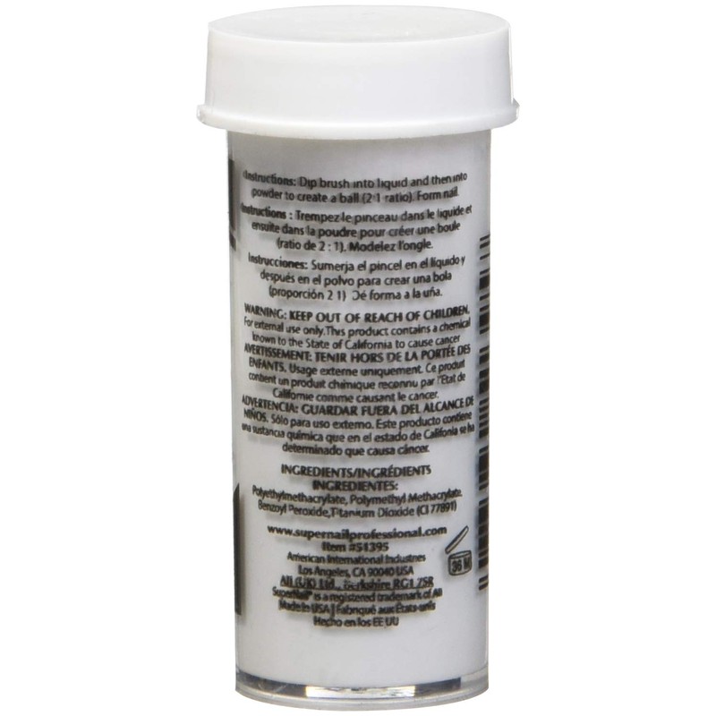 super nail White Powder, 0.25 Ounce