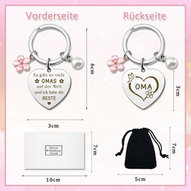 Mother's Day Gift for Grandma, Keyring Grandma Gift for Mother's Day Birthday, Gift Grandma Birthday Gift, Mother's Day Grandma, Best Grandma Gifts, Gift for Grandma from Grandson Granddaughter, Best