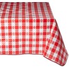 Winco TBCS-52R Checkered Table Cloth, 52-Inch x 52-Inch, Red,White, Red,Medium