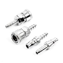 4Pcs 8mm Gas Lpg Hose Copper Nozzle Coupling Quick Release Connector for BBQ/Patio heater hose assemblies