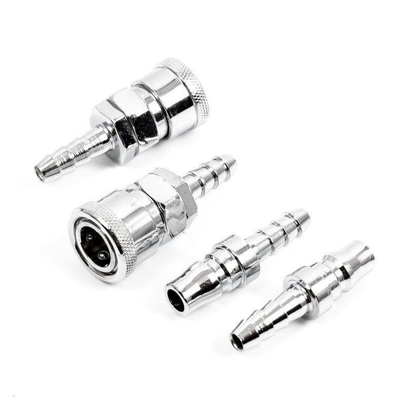 4Pcs 8mm Gas Lpg Hose Copper Nozzle Coupling Quick Release