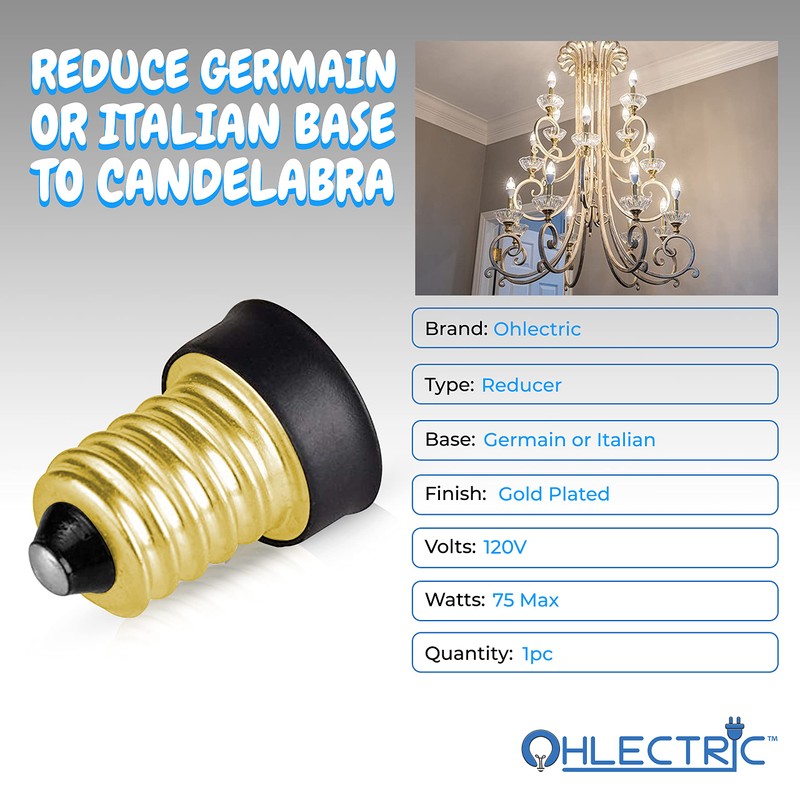 OHLECTRIC Socket Adapter Reducer - Socket Reducer - Reduces German