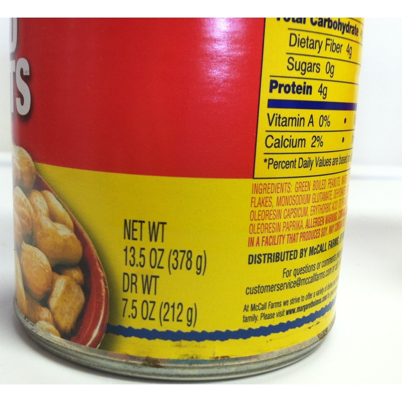 Peanut Patch Cajun Green Boiled Peanuts Red Two 13.5 Oz.