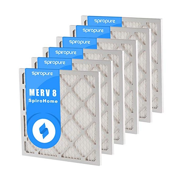 SpiroPure 9.5X27.5X1 MERV 8 Pleated Air Filters - Made in