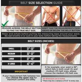 RDX Weight Lifting Belt, Curved Padded Back Lumbar Support, Fitness, Core Exercise Workout Bodybuilding Powerlifting Deadlifts Squats, Ladies Gents Men Women Home Gym Equipment