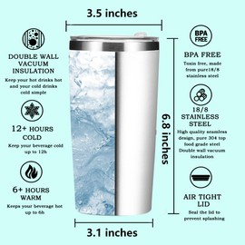 HZMLYDJ Baseball Accessories 20 oz Tumbler Insulated Tumblers, Christmas Birthday Gifts, Stainless Steel Tumbler Travel Cup, Coffee Cups for Cold Hot Drinks Baseball Lover Gifts for Women Men Mom