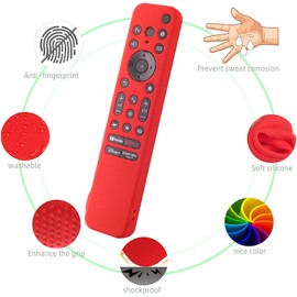 Silicone Cover for Sony RMF-TX800U RMF-TX900U Voice Remote Contorl 2022, Anti-Shock Protective Case Compatible with Sony 4K Ultra HD TV X80K X90K X95K Series Remote (Midnight Blue)