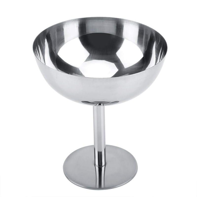 VIFERR Ice Cream Sundae Stainless Steel Dessert Cups Cocktail Cups