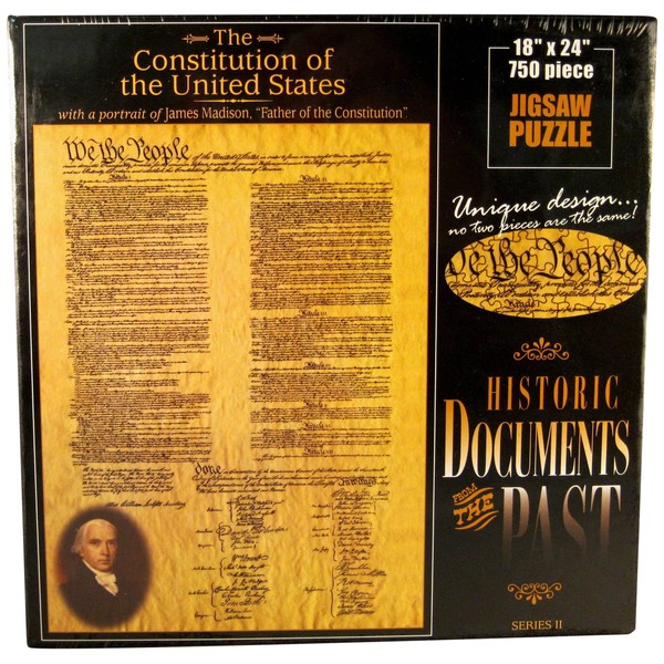 American Documents The Constitution of The United States Jigsaw Puzzle,
