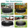 10Ft Round Pool Cover, 600D Oxford Cloth Pool Covers for