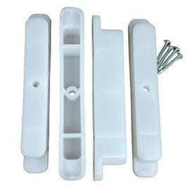False Front Clips/Connectors/Blocks Mount Your Fake Drawers and Fake Cabinet Fronts to Cabinet Frames. (Choose Your False Front Clips Size and Amount) by E.H.C. (4 1/2" opening x 3/4" Thick, 2, Set)