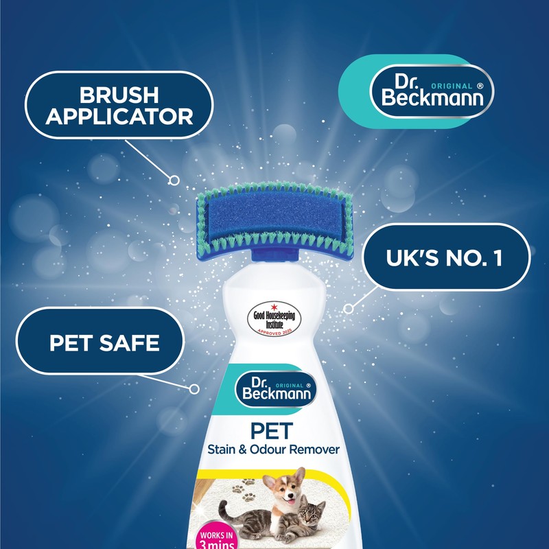 Dr. Beckmann Pet Stain & Odour Remover, Eliminates stains and