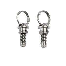 Ball Lock Keg Pressure Relief Valve, 2 Pieces All Stainless Steel Corny Cornelius Style Ball Lock Carbonation Keg Lid Pressure Release Valve Fits Most Carbonation Lid of Various Model Ball Kegs