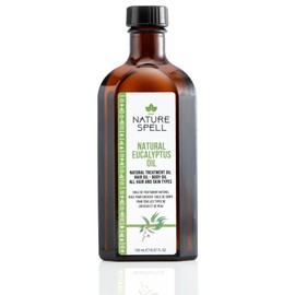 Nature Spell Eucalyptus Oil for Hair & Skin 150 ml – Powerful Lice Treatment for Hair, Helps Promote Hair Growth - Body Oil for Aching Muscles and Inflammation – Made in the UK