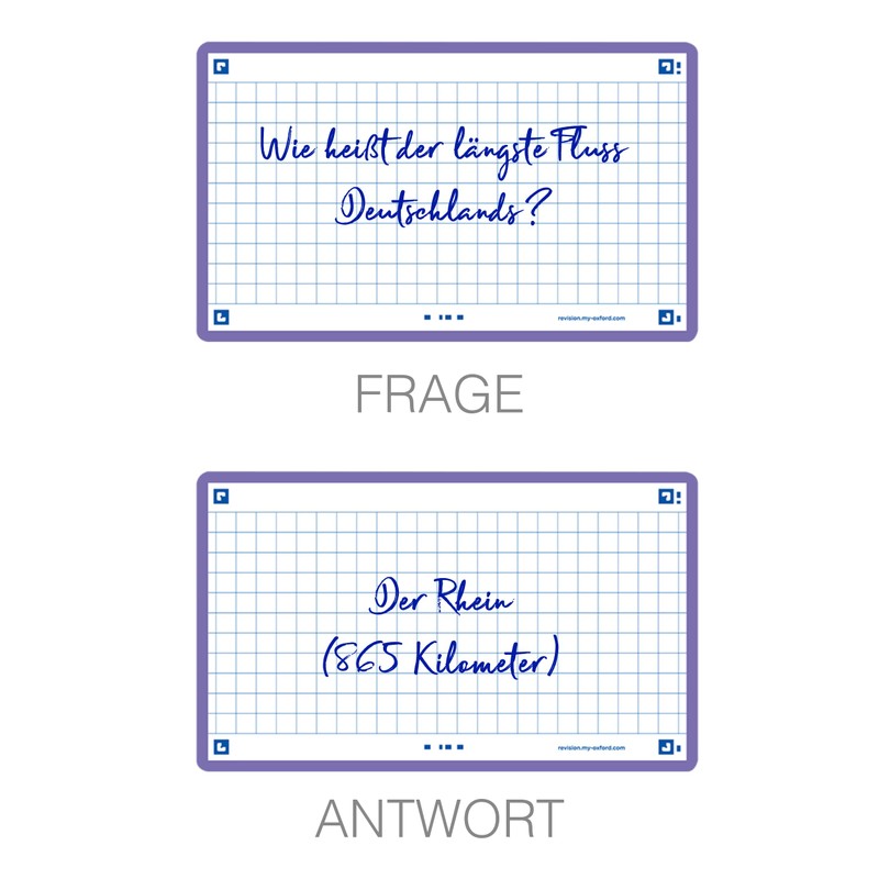 Oxford Flash 2.0 Index Cards A7, Flashcards, 75 x 125