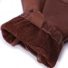 Meetoget Driving Gloves for Men Deerskin Leather Fingerless Unlined Gloves